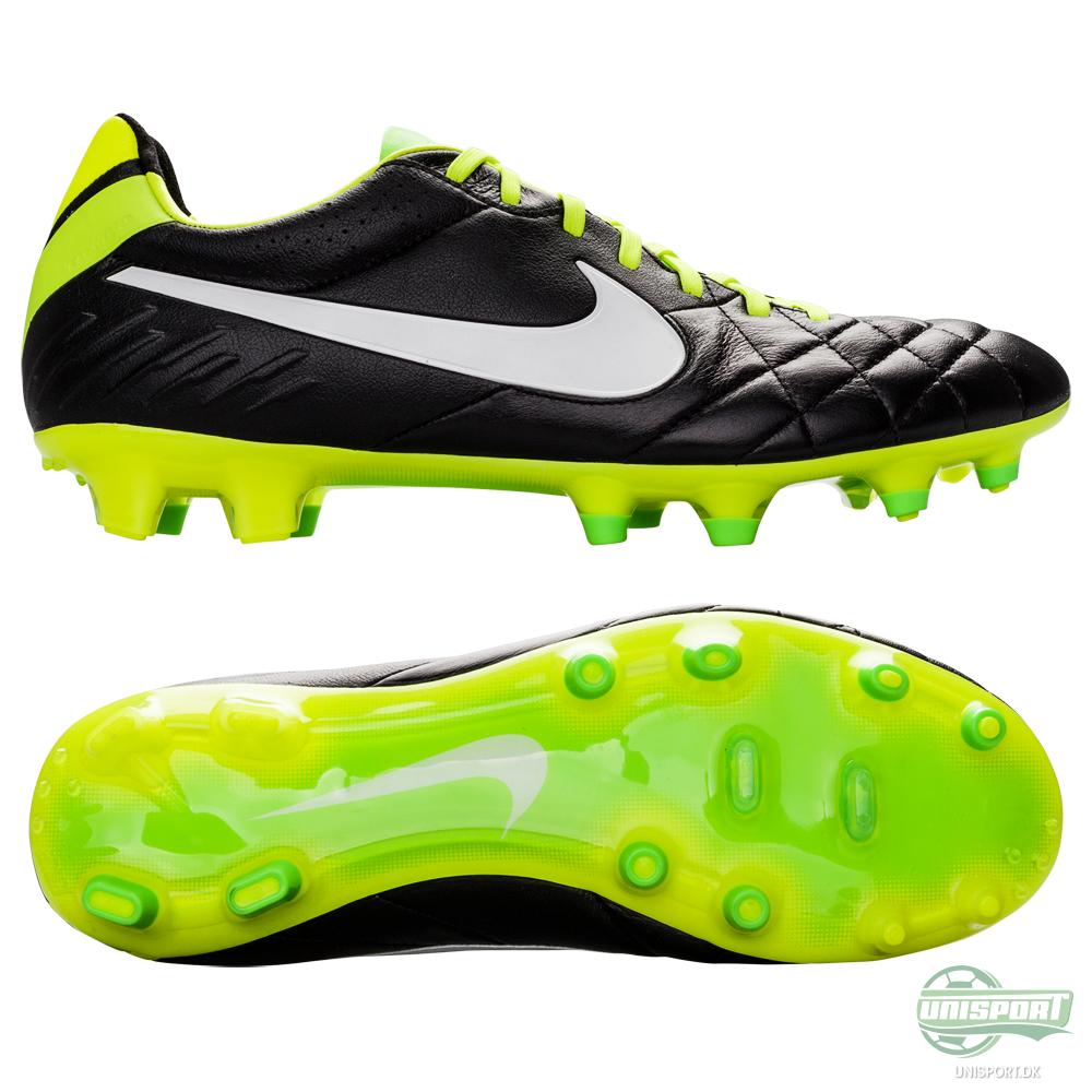 nike tiempo white and green